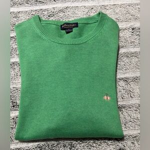 Brooks Brothers green crewneck sweater. Size XL